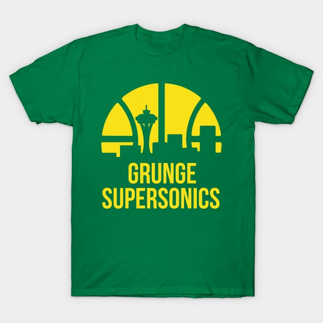 Grunge Supersonics T-Shirt by hateyouridols